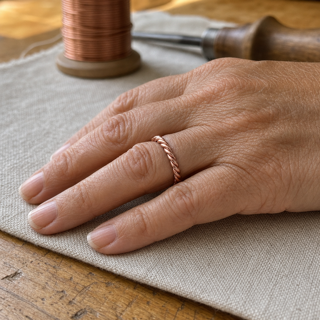ELSIE | TENSOR COPPER RING