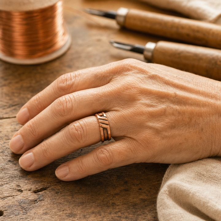 LUCY | PEAT COPPER RING