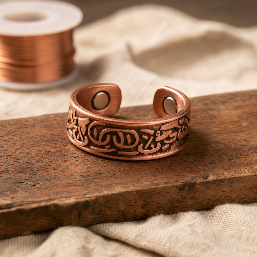 ROSIE | BURR COPPER RING