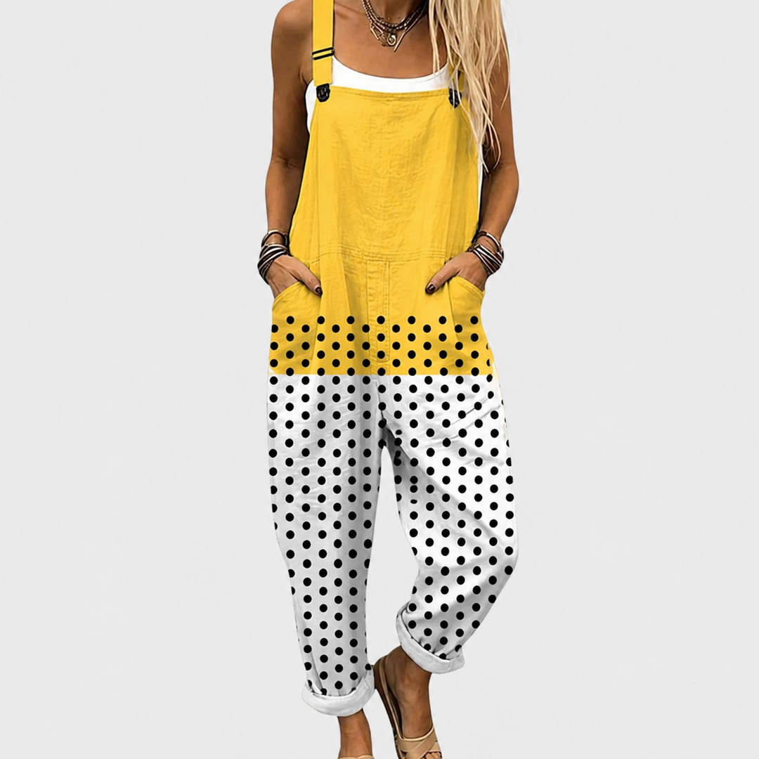 COMFORTABLE PRINTED JUMPSUIT
