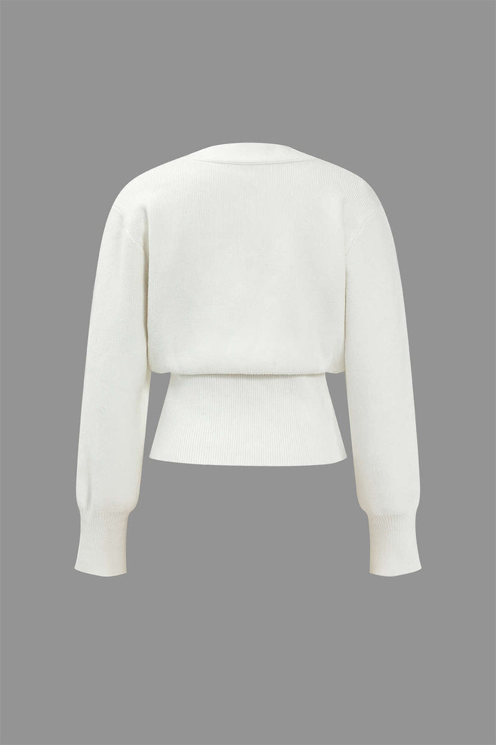 FRANCESCA | V-NECK SWEATER CARDIGAN