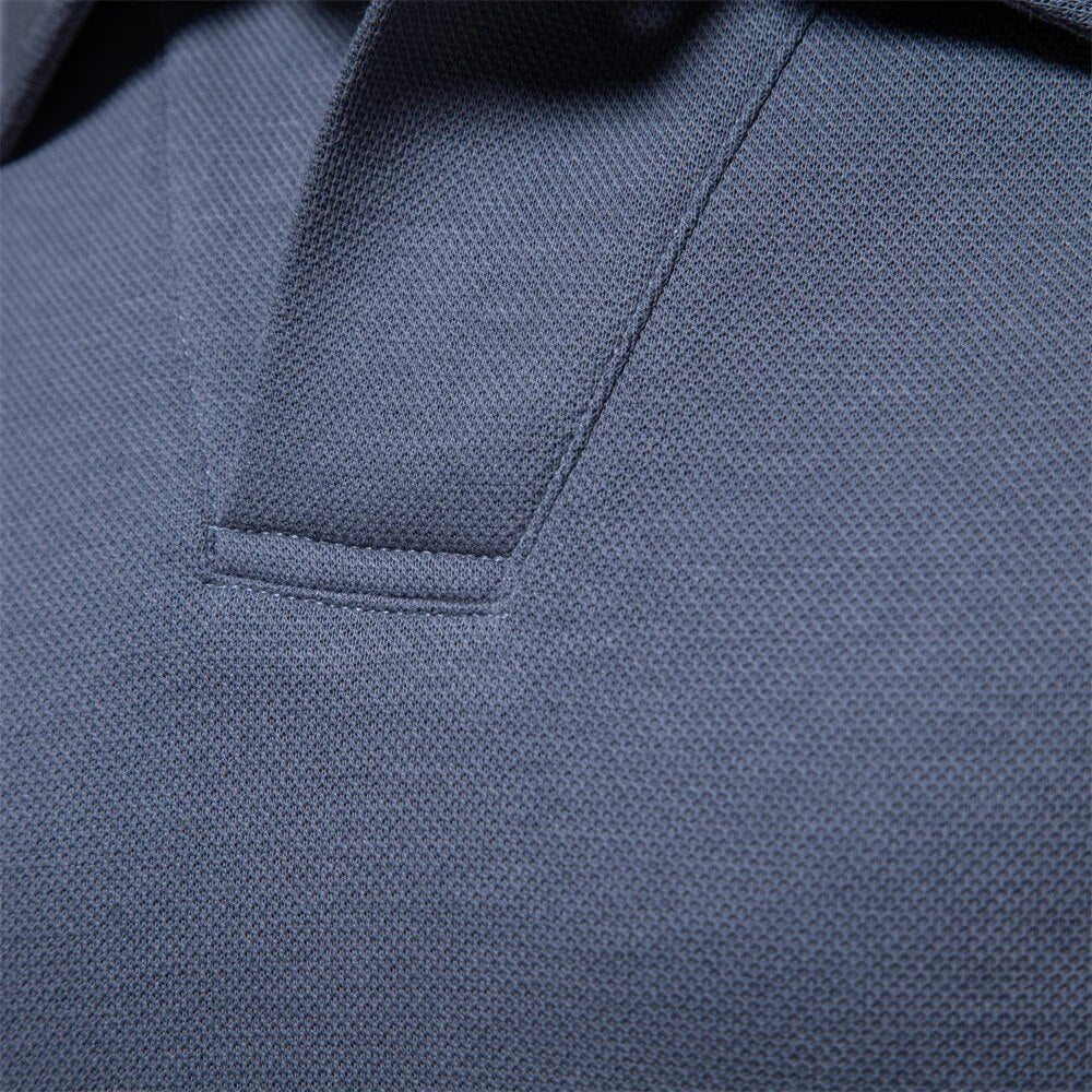 KEVIN | ELEGANT MEN'S LONG-SLEEVE POLO