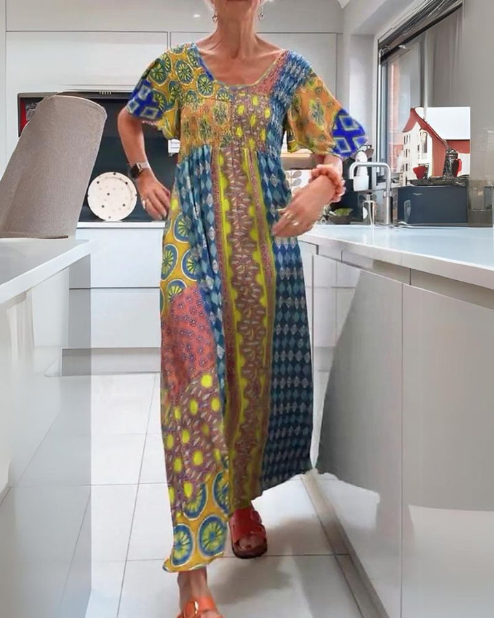 CLEMENTINE | COLORFUL BOHEMIAN DRESS