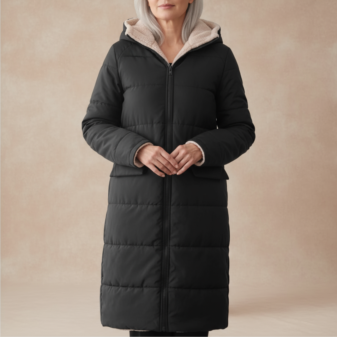 FAIRFORD | REVERSIBLE LINED PUFFER COAT
