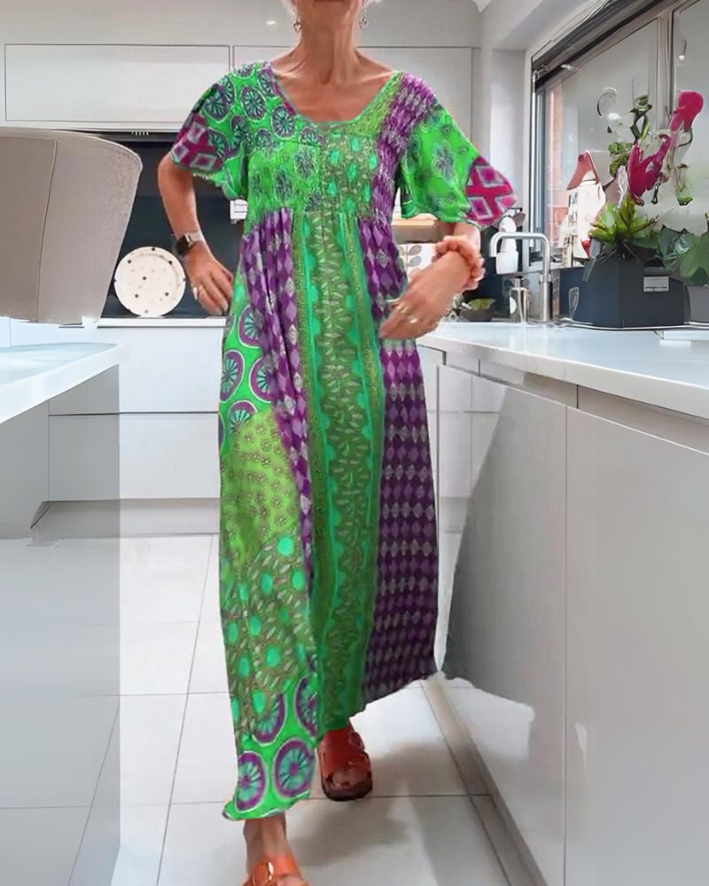 CLEMENTINE | COLORFUL BOHEMIAN DRESS