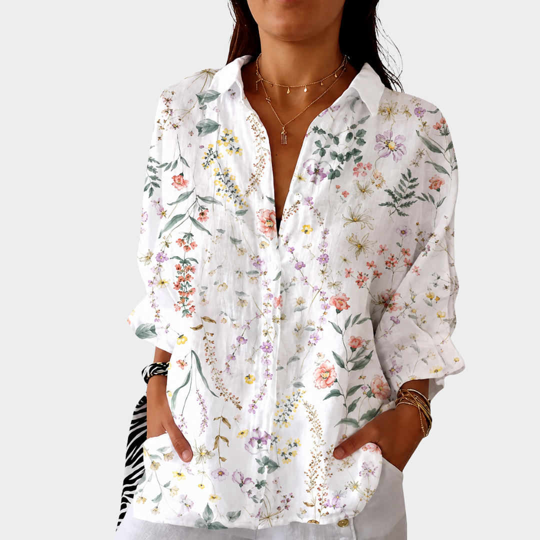 HADLEY | LIGHT AND COLORFUL BLOUSE WITH PRINT