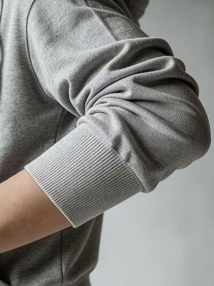 CECILY | GRAY HOODED CARDIGAN