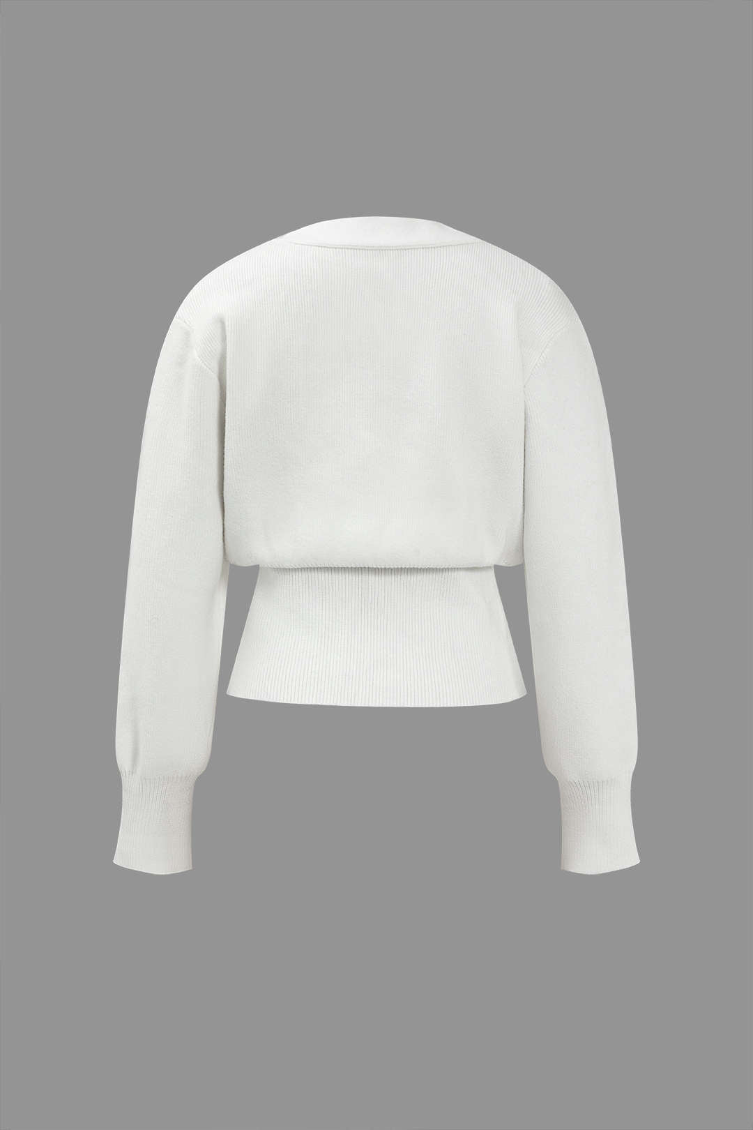FRANCESCA | V-NECK SWEATER CARDIGAN