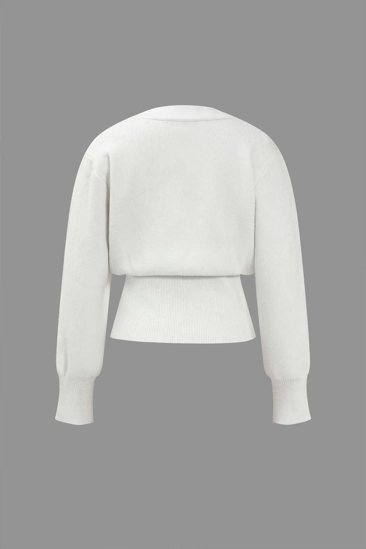 FRANCESCA | V-NECK SWEATER CARDIGAN