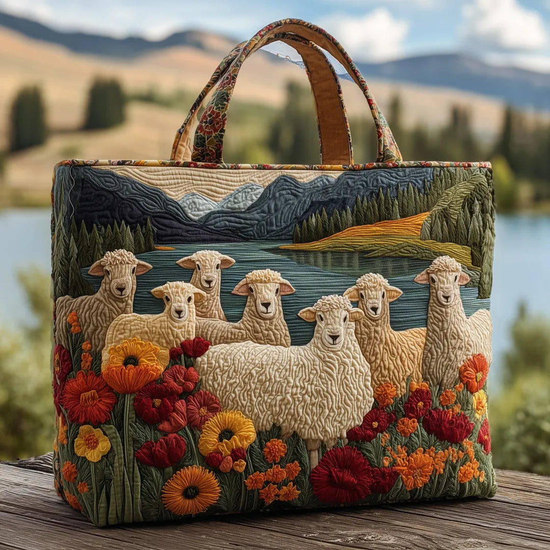 HARRIET | HANDCRAFTED SHEEP IN THE LAKE BAG