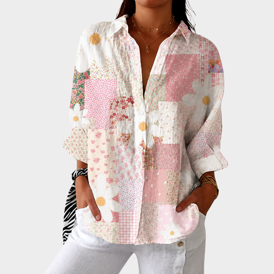 RILEY | LIGHT AND COLORFUL PRINTED BLOUSE