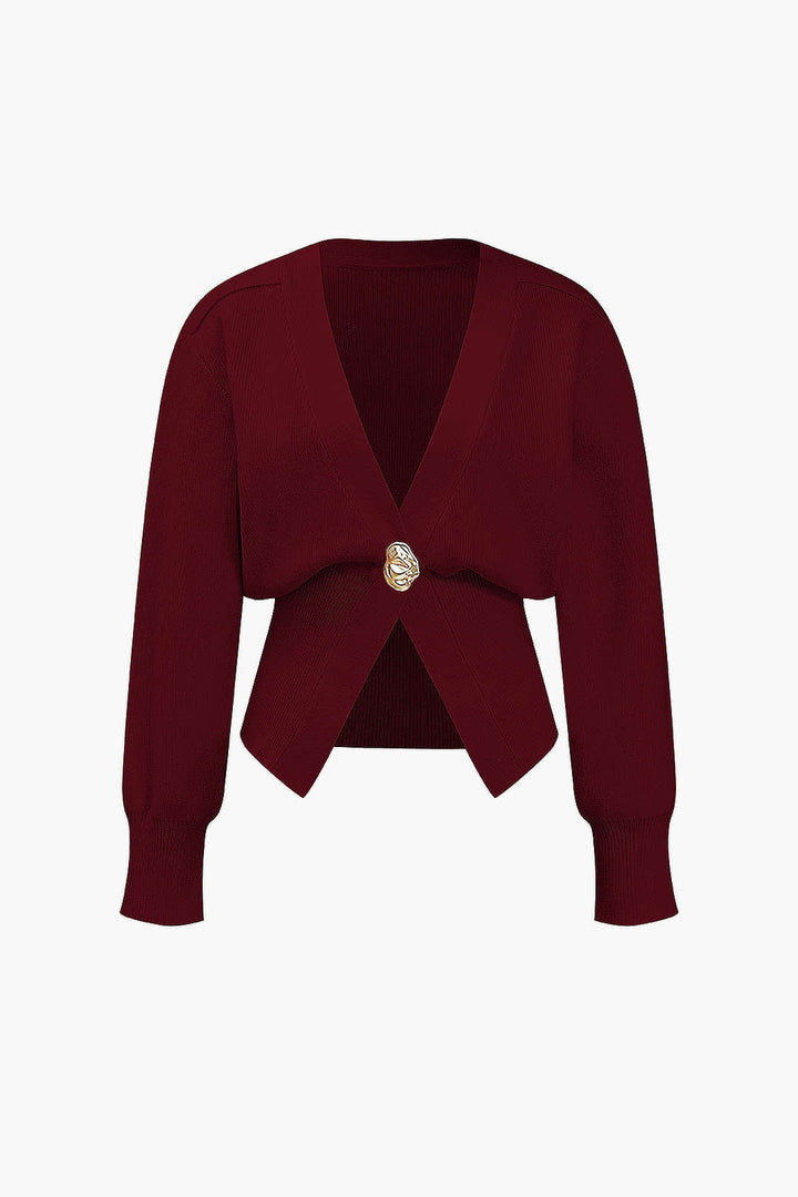 FRANCESCA | V-NECK SWEATER CARDIGAN