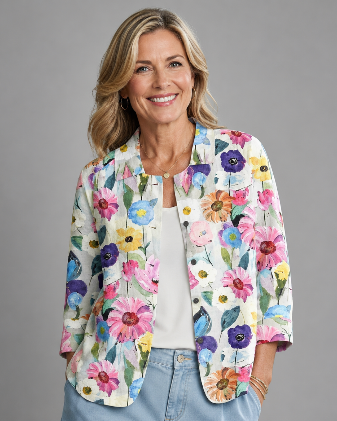 ROSAMONDE | PAINTED DAISY BLOUSE