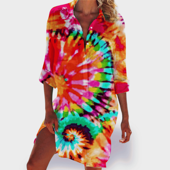 BRIGITTE | COLOURFUL AND LIGHTWEIGHT SUMMER DRESS