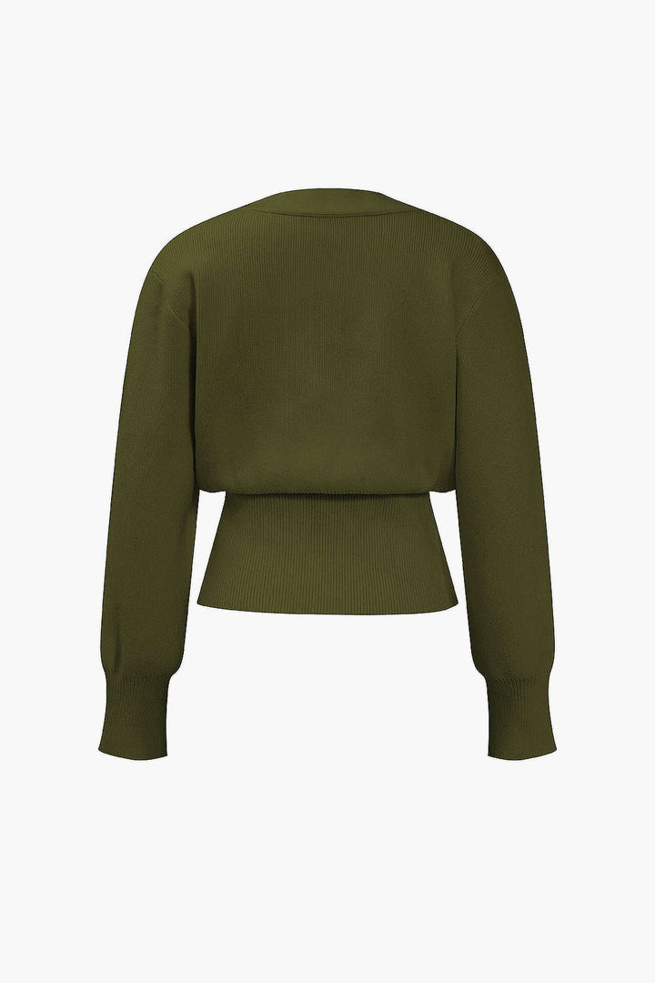 FRANCESCA | V-NECK SWEATER CARDIGAN