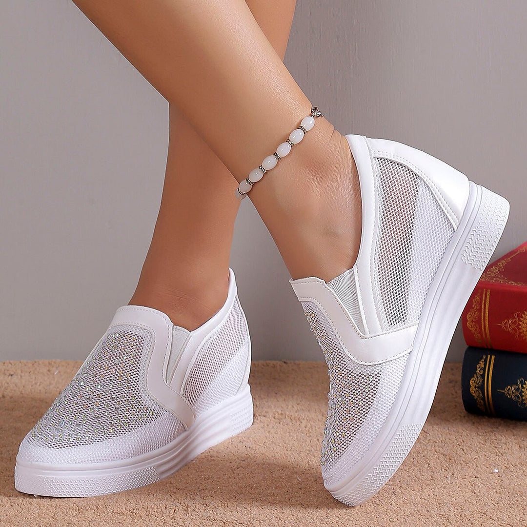 TRICIA | WOMEN'S TENNIS SHOES WITH CRYSTALS