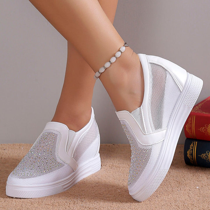 TRICIA | WOMEN'S TENNIS SHOES WITH CRYSTALS