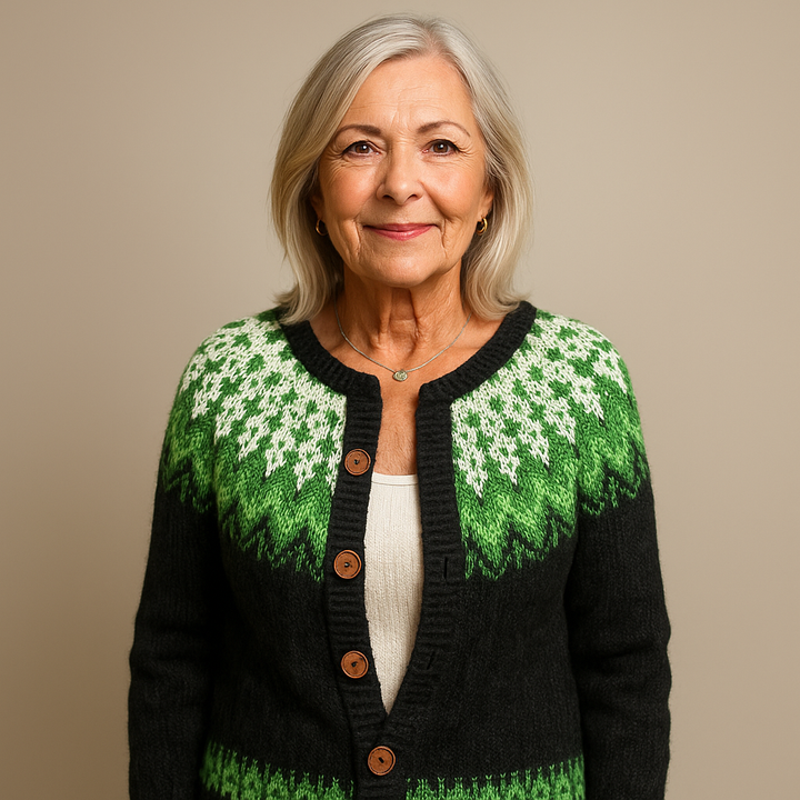 MAISIE | RETRO ICELANDIC CARDIGAN