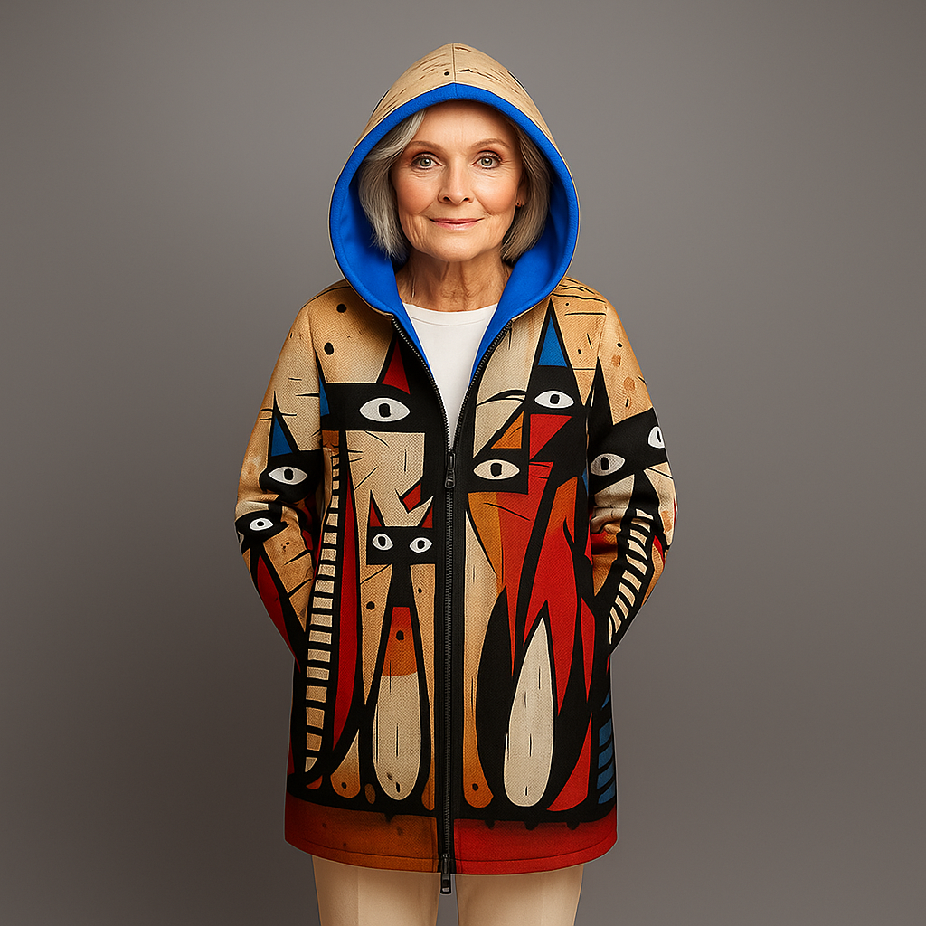 KIARA | LUXURIOUS CARDIGAN WITH ARTISTIC INSPIRATION
