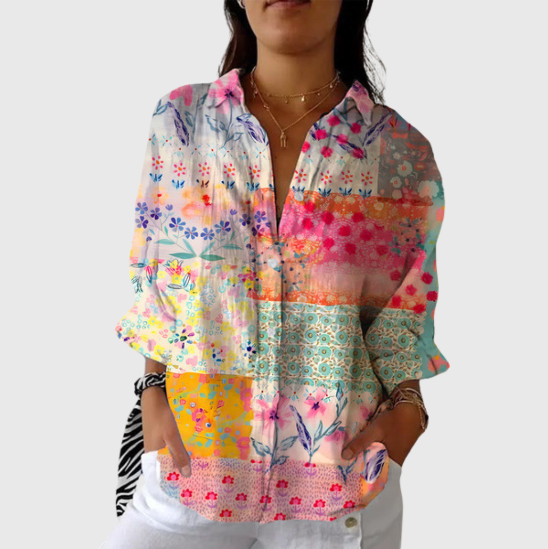 MIA | LIGHTWEIGHT AND COLORFUL BLOUSE WITH PRINT