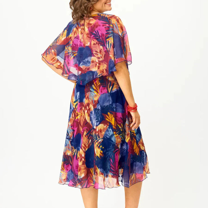 MAGNOLIA | COMFORTABLE PLUS-SIZE CHIFFON DRESS