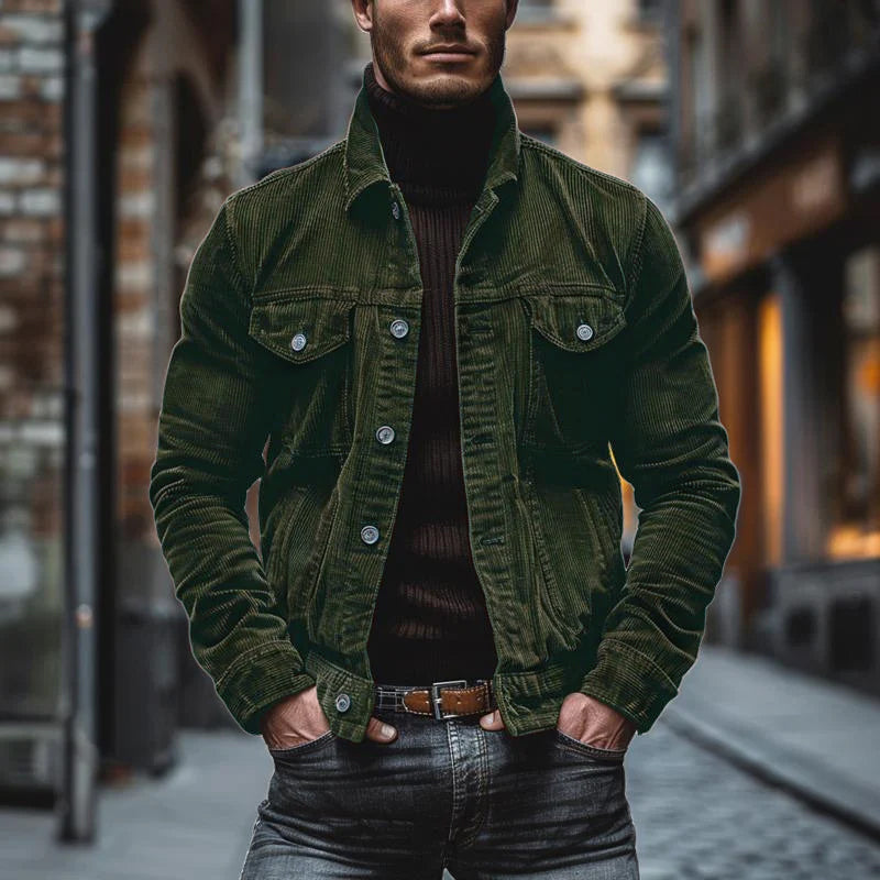 BRAYDEN | CORDUROY STYLE MEN'S JACKET