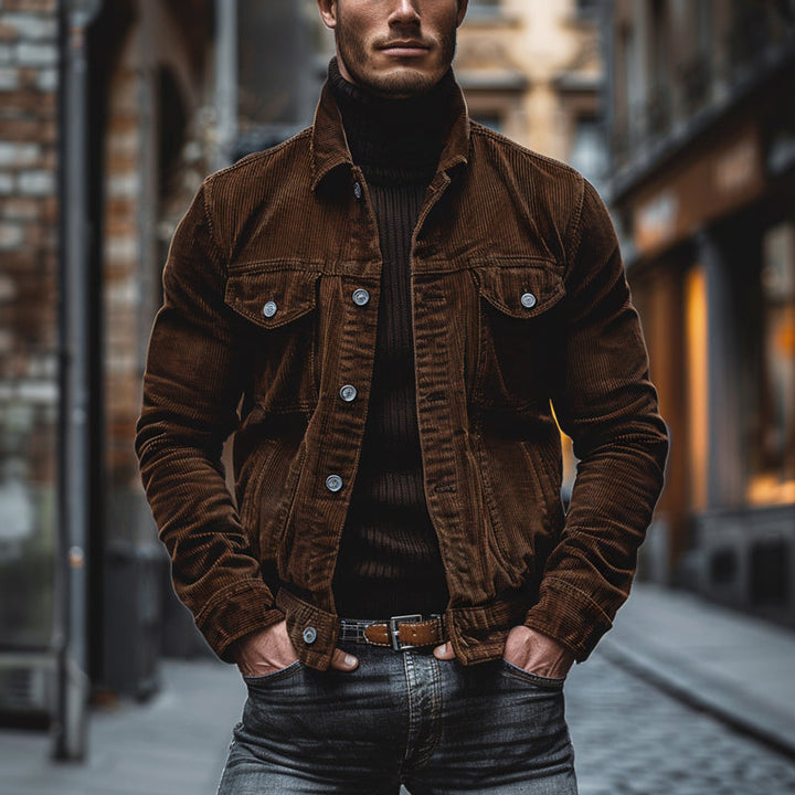 BRAYDEN | CORDUROY STYLE MEN'S JACKET