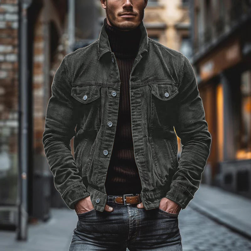 BRAYDEN | CORDUROY STYLE MEN'S JACKET