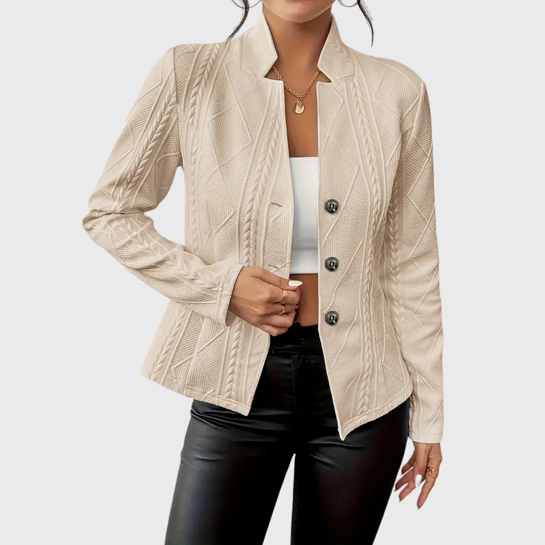 TESS | ELEGANT BLAZER WITH PRINT