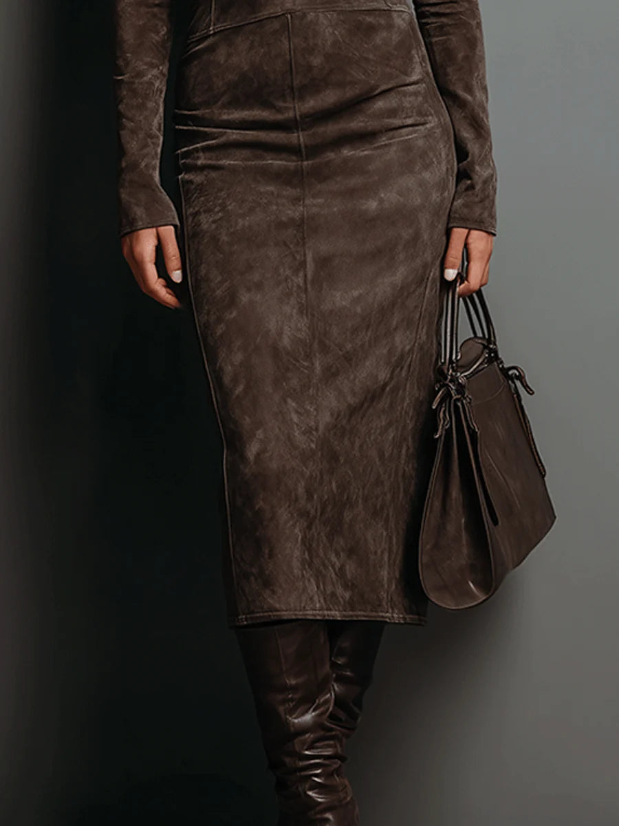 SOPHIE | LONG SLEEVE MIDI DRESS