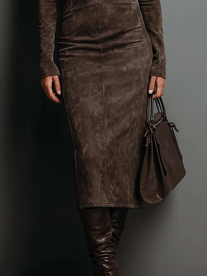 SOPHIE | LONG SLEEVE MIDI DRESS