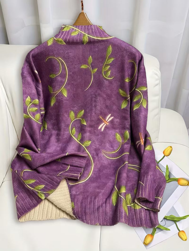 CRESSIDA | DRAGONFLY VINE ZIP CARDIGAN