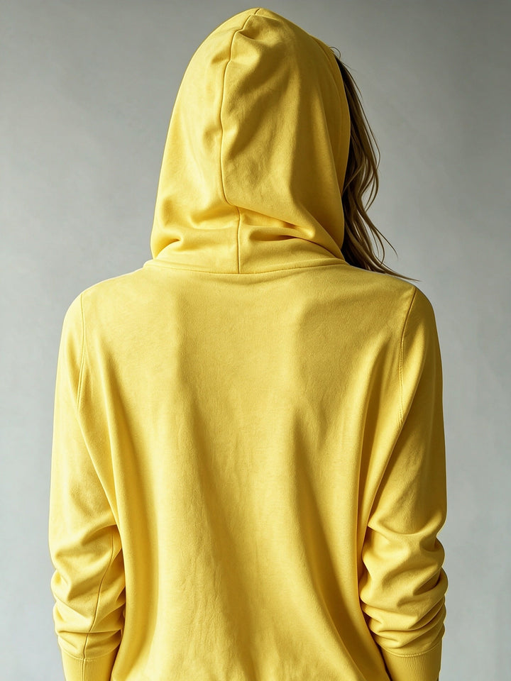 HARRIET | YELLOW HOODED CARDIGAN