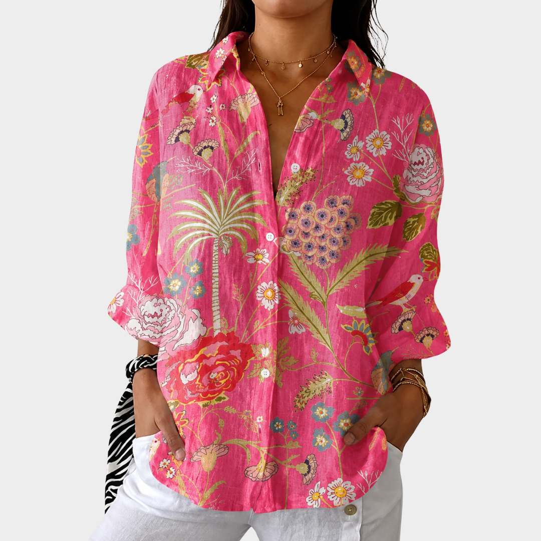 BROOKLYN | LIGHT AND COLORFUL PRINTED BLOUSE