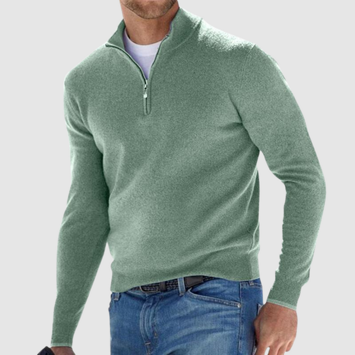 THEODORE | MEN'S ELEGANT ZIP-UP SWEATER