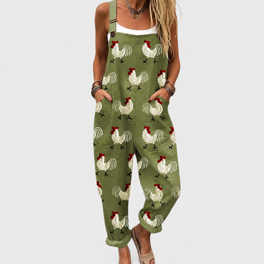 COMFORTABLE PRINTED JUMPSUIT