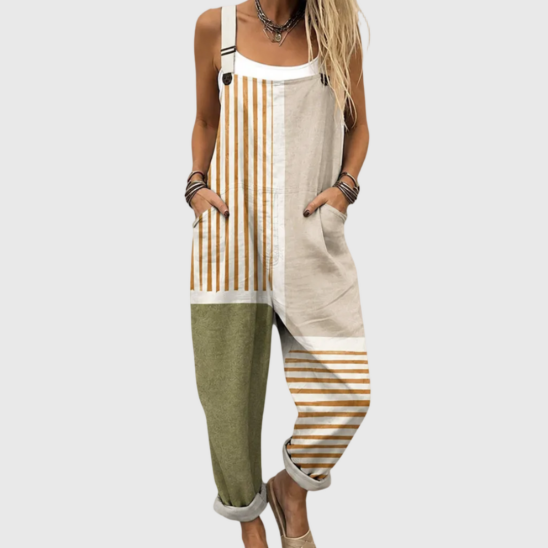 COMFORTABLE PRINTED JUMPSUIT