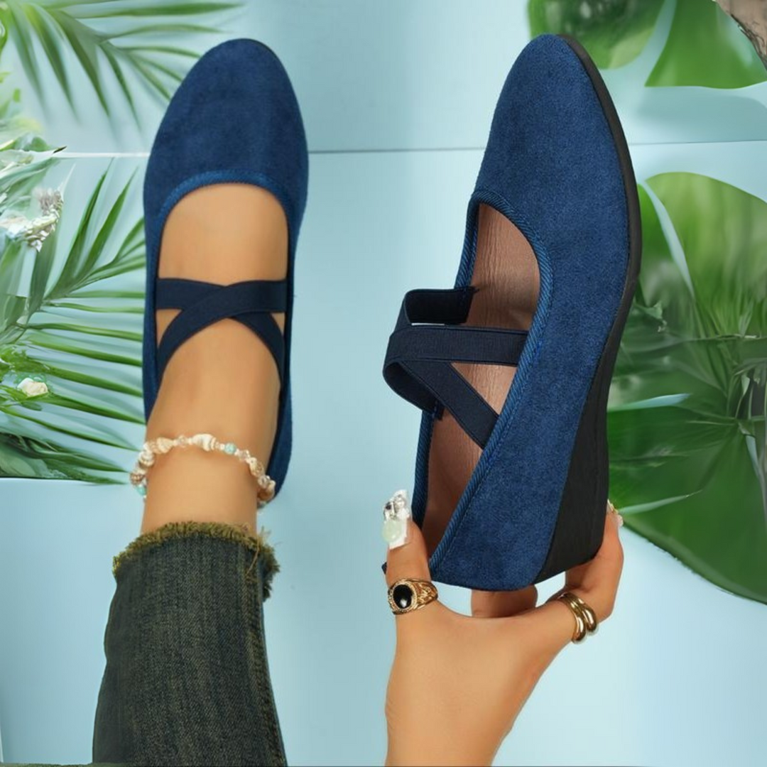 GENEVIEVE | CLOSED WEDGE BALLERINA SHOES