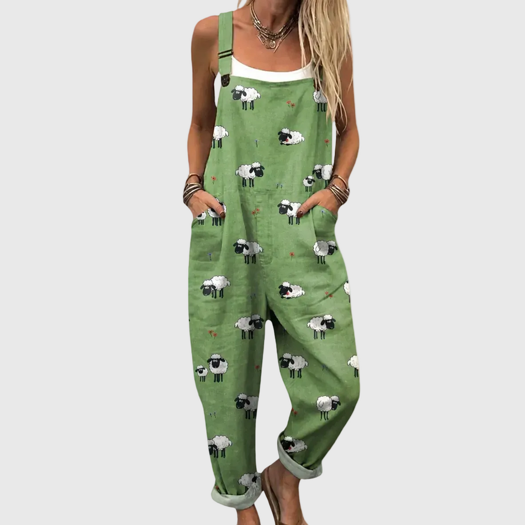 COMFORTABLE PRINTED JUMPSUIT