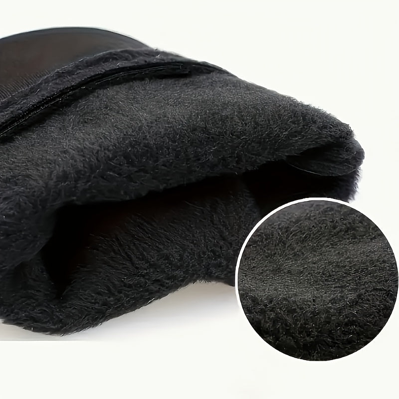 BLACK TOUCHSCREEN WINTER GLOVES