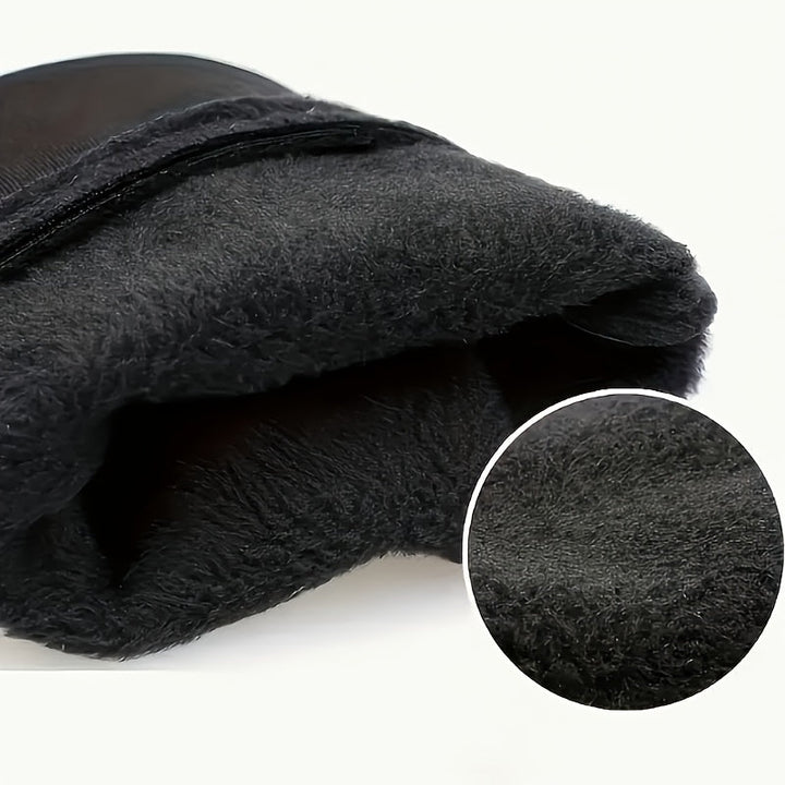 BLACK TOUCHSCREEN WINTER GLOVES