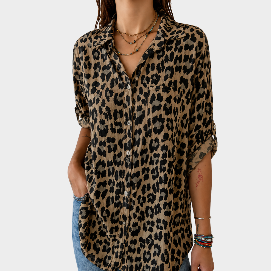 GRACE | SAFARI CHIC RELAXED BLOUSE