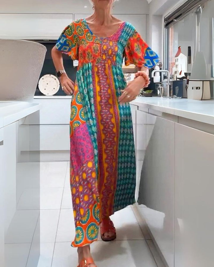 CLEMENTINE | COLORFUL BOHEMIAN DRESS