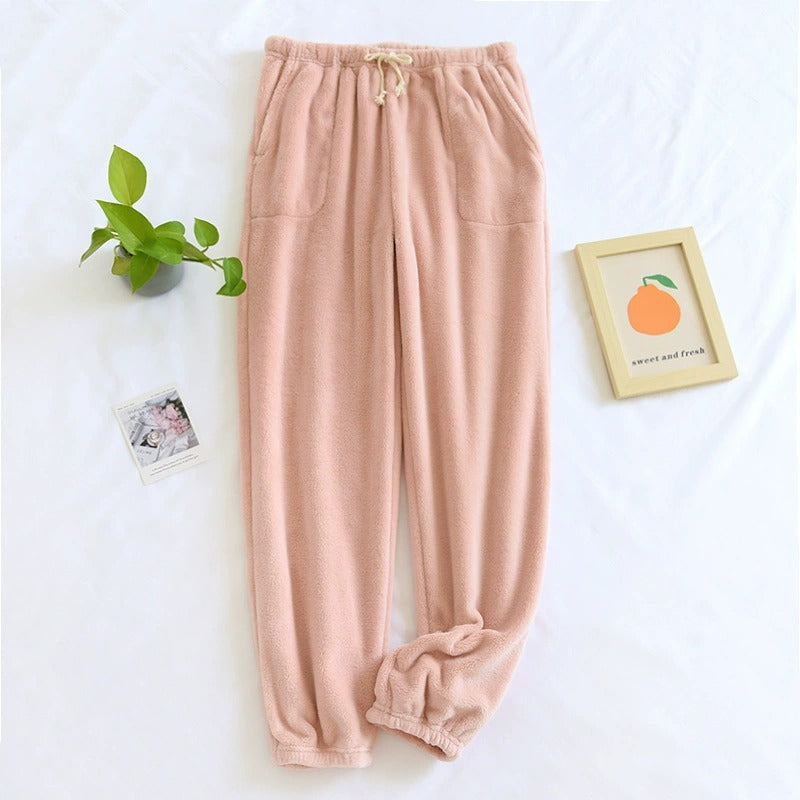 ELODIE | PEACH PLUSH PAJAMA JOGGERS
