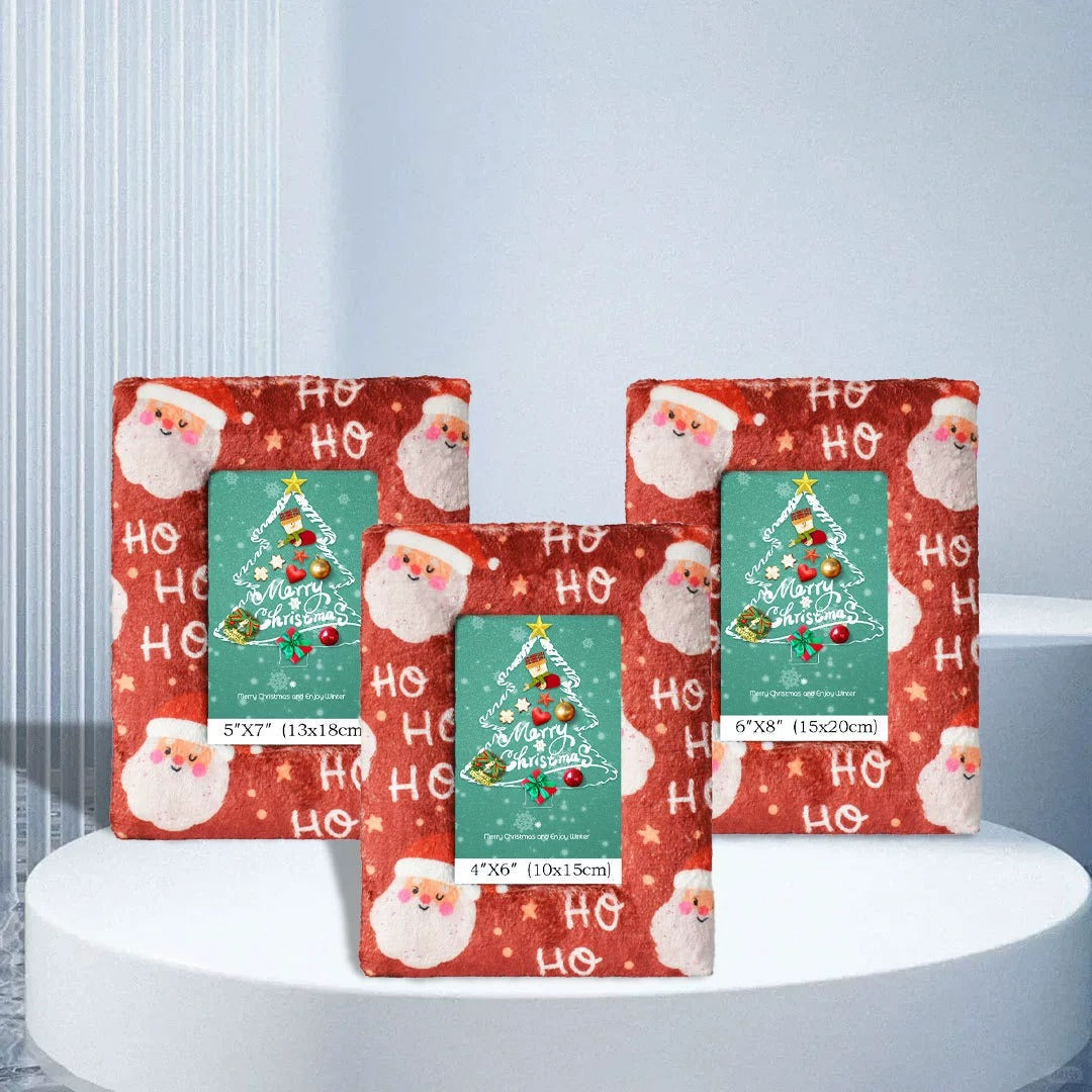 SANTORA | SANTA PRINT CHRISTMAS PHOTO FRAME SET