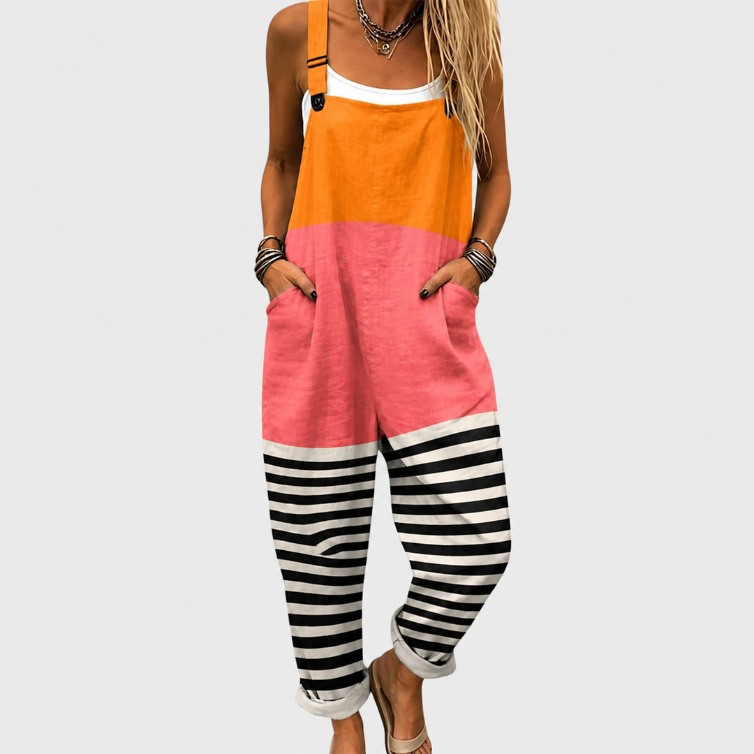 COMFORTABLE PRINTED JUMPSUIT