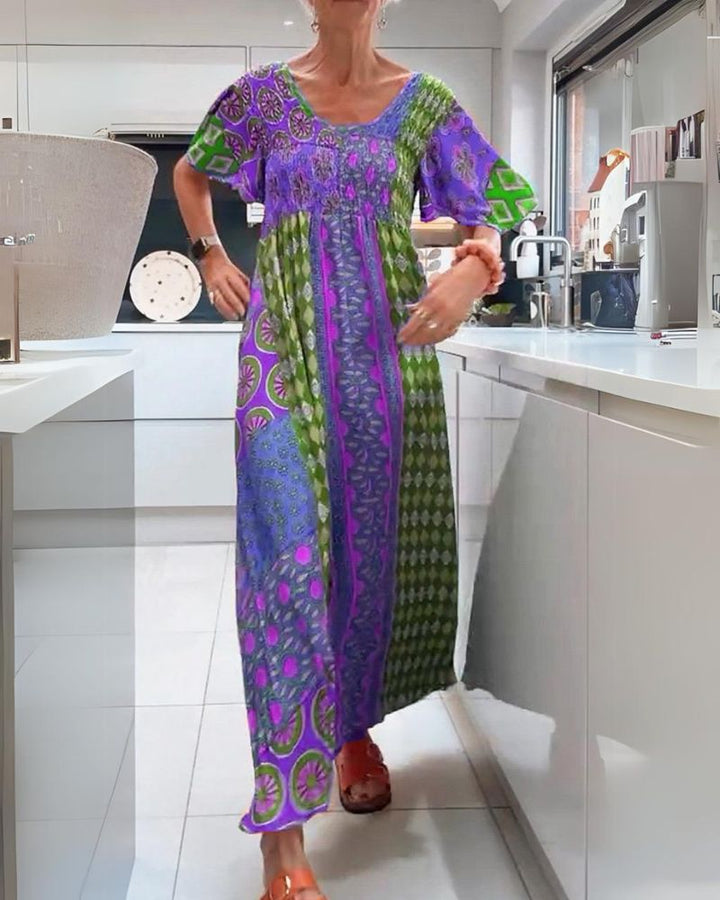 CLEMENTINE | COLORFUL BOHEMIAN DRESS