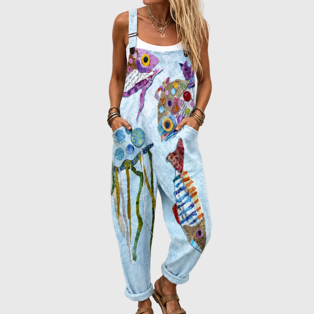 MARINA ART JUMPSUIT