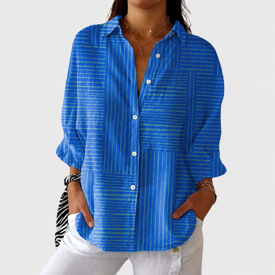 ABIGAIL | LIGHT AND COLORFUL PRINTED BLOUSE