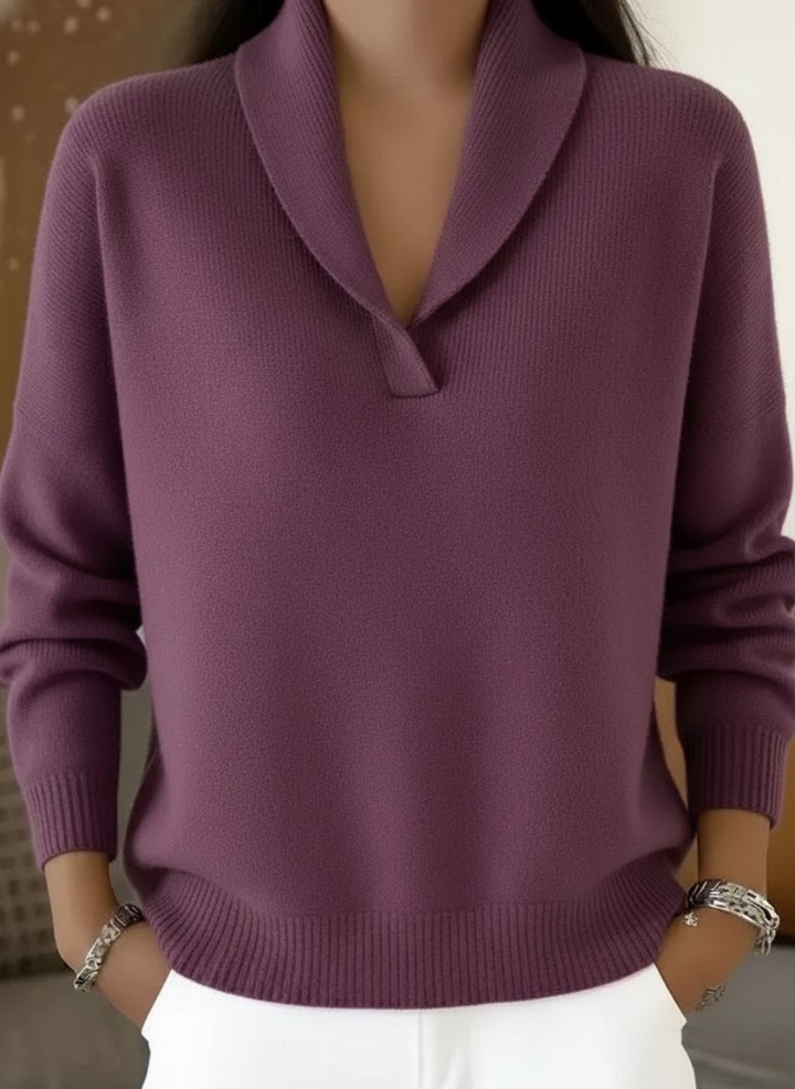 ROSELINE | V-NECK SWEATER